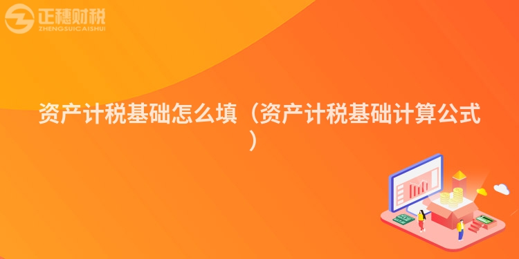 资产计税基础怎么填（资产计税基础计算公式）