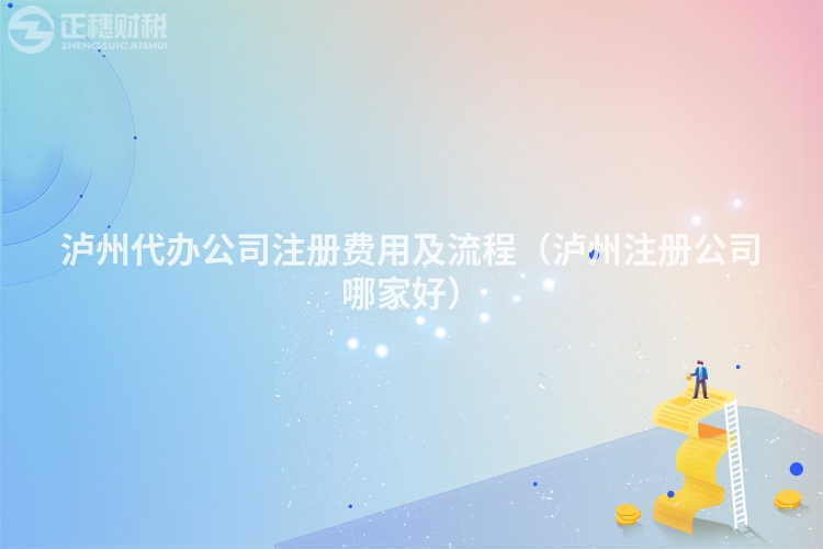 泸州代办公司注册费用及流程（泸州注册公司哪家好）