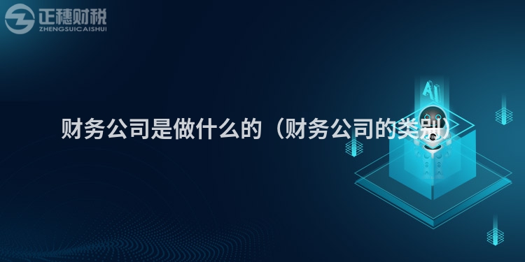财务公司是做什么的（财务公司的类别）