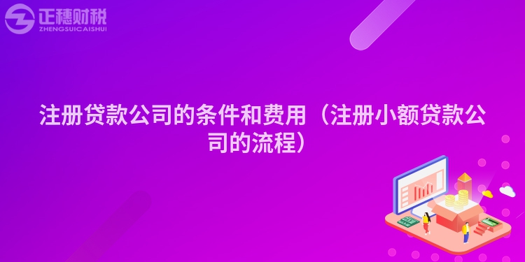 注册贷款公司的条件和费用（注册小额贷款公司的流程）