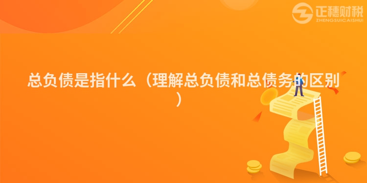 总负债是指什么（理解总负债和总债务的区别）