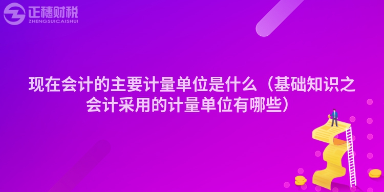 现在会计的主要计量单位是什么（基础知识之会计采用的计量单位有哪些）