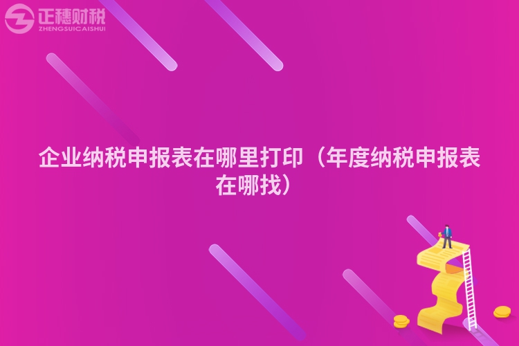 企业纳税申报表在哪里打印（年度纳税申报表在哪找）