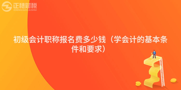 初级会计职称报名费多少钱（学会计的基本条件和要求）