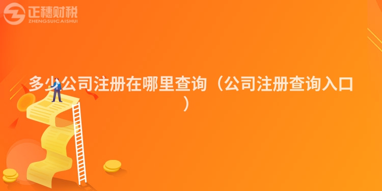 多少公司注册在哪里查询（公司注册查询入口）