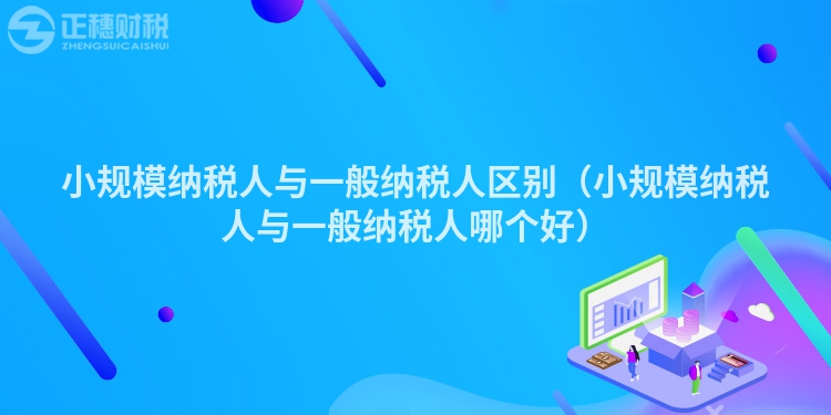 小规模纳税人与一般纳税人区别（小规模纳税人与一般纳税人哪个好）