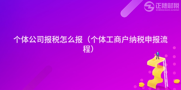 个体公司报税怎么报（个体工商户纳税申报流程）