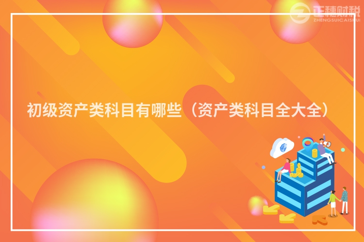 初级资产类科目有哪些(资产类科目全大全)